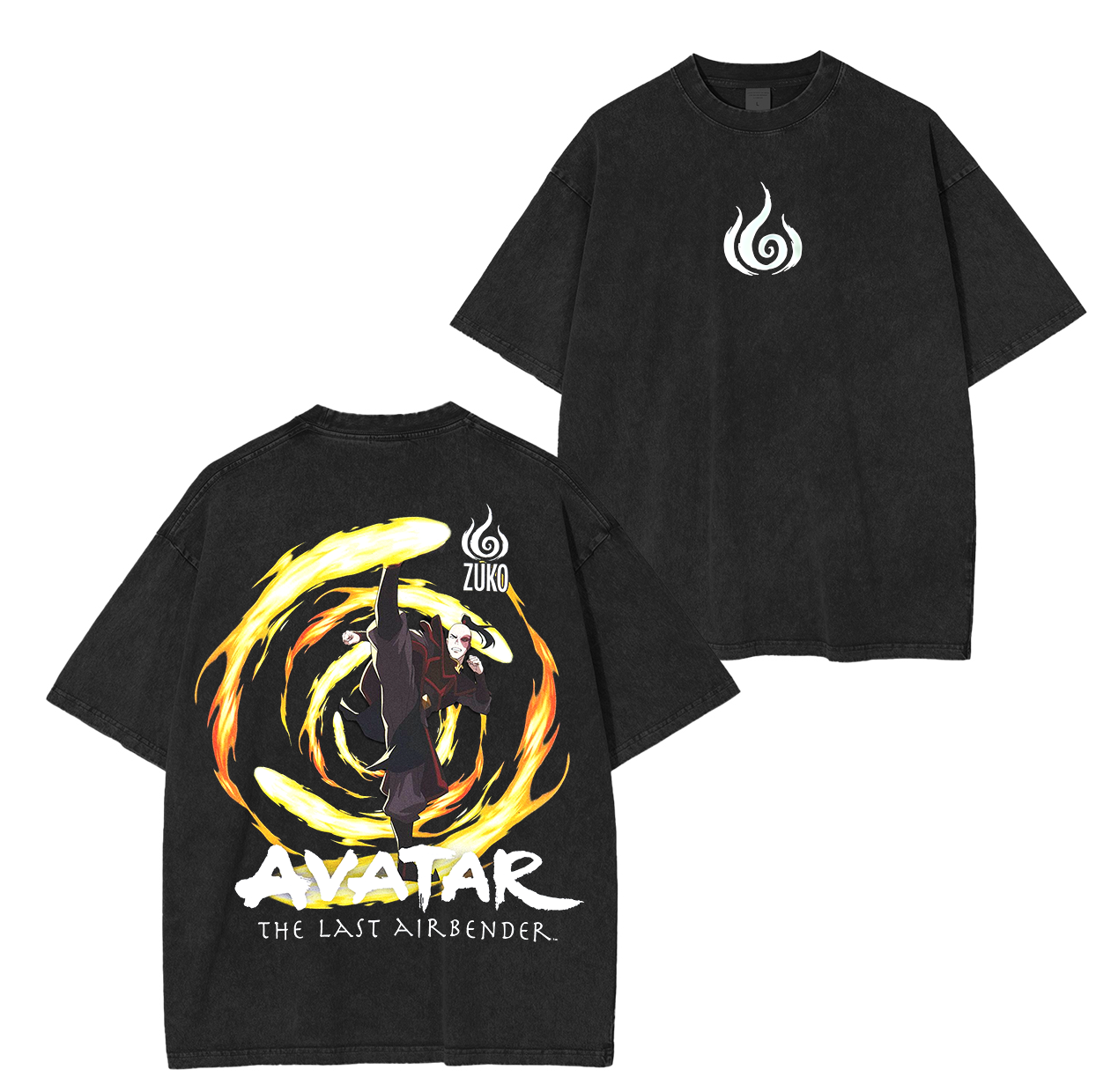 Avatar the Last Airbender Anime Unisex Washed T-Shirt