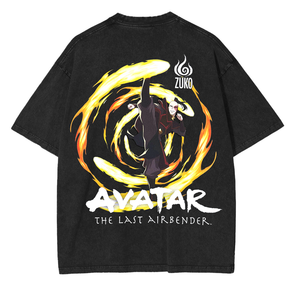 Avatar the Last Airbender Anime Unisex Washed T-Shirt