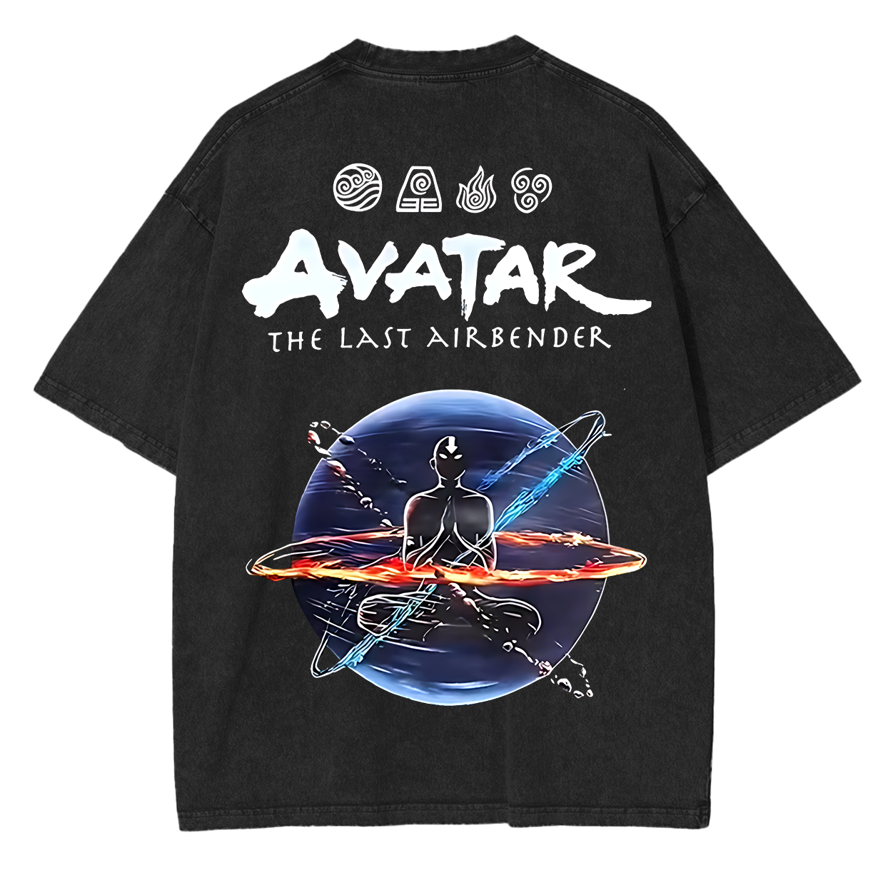 Avatar the Last Airbender Anime Unisex Washed T-Shirt