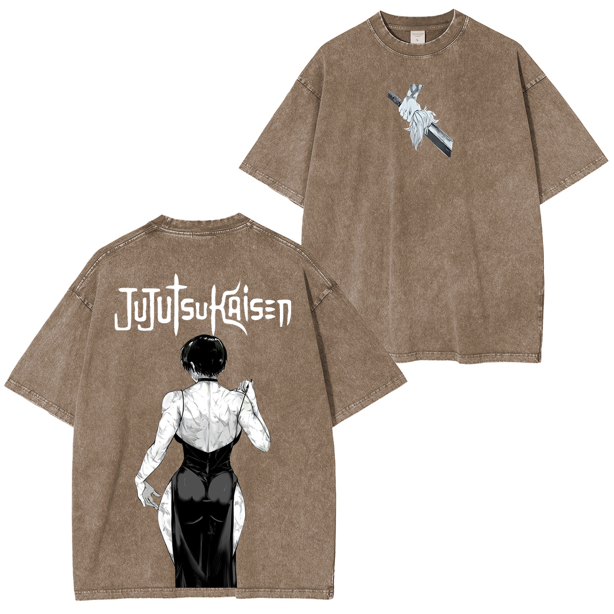Jujutsu Kaisen Anime Unisex Washed T-Shirt