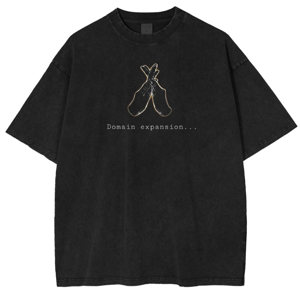 Jujutsu Kaisen Anime Unisex Washed T-Shirt