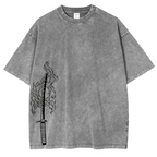 Tanjiro ,Demon Slayer Anime Unisex Washed T-Shirt