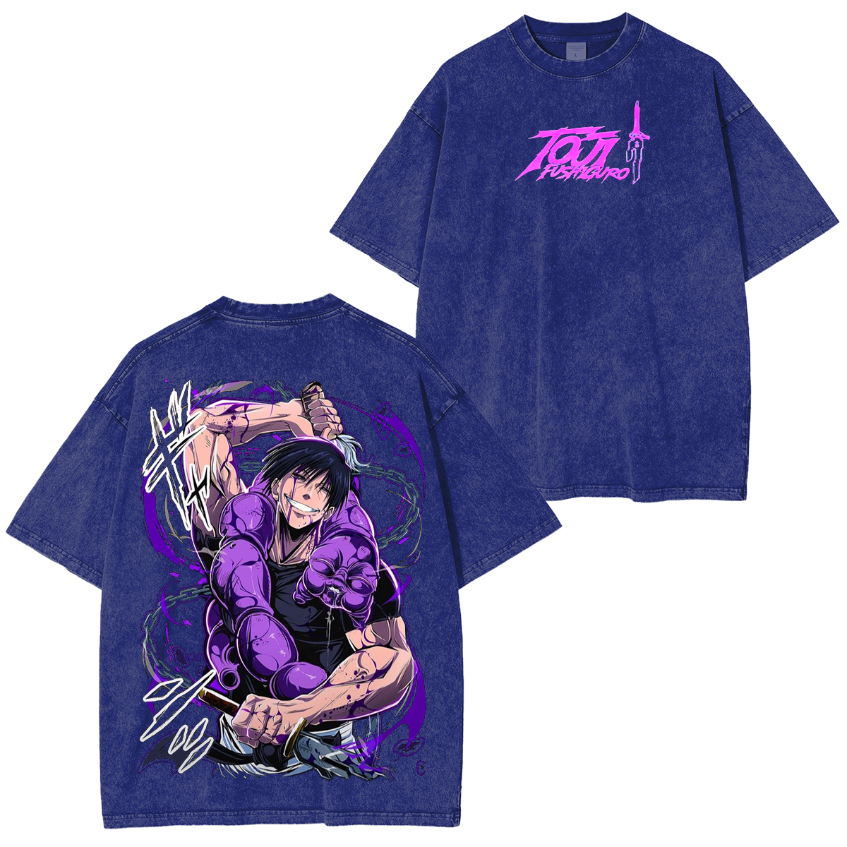 Toji Fushiguro,Jujutsu Kaisen Anime Unisex Washed T-Shirt