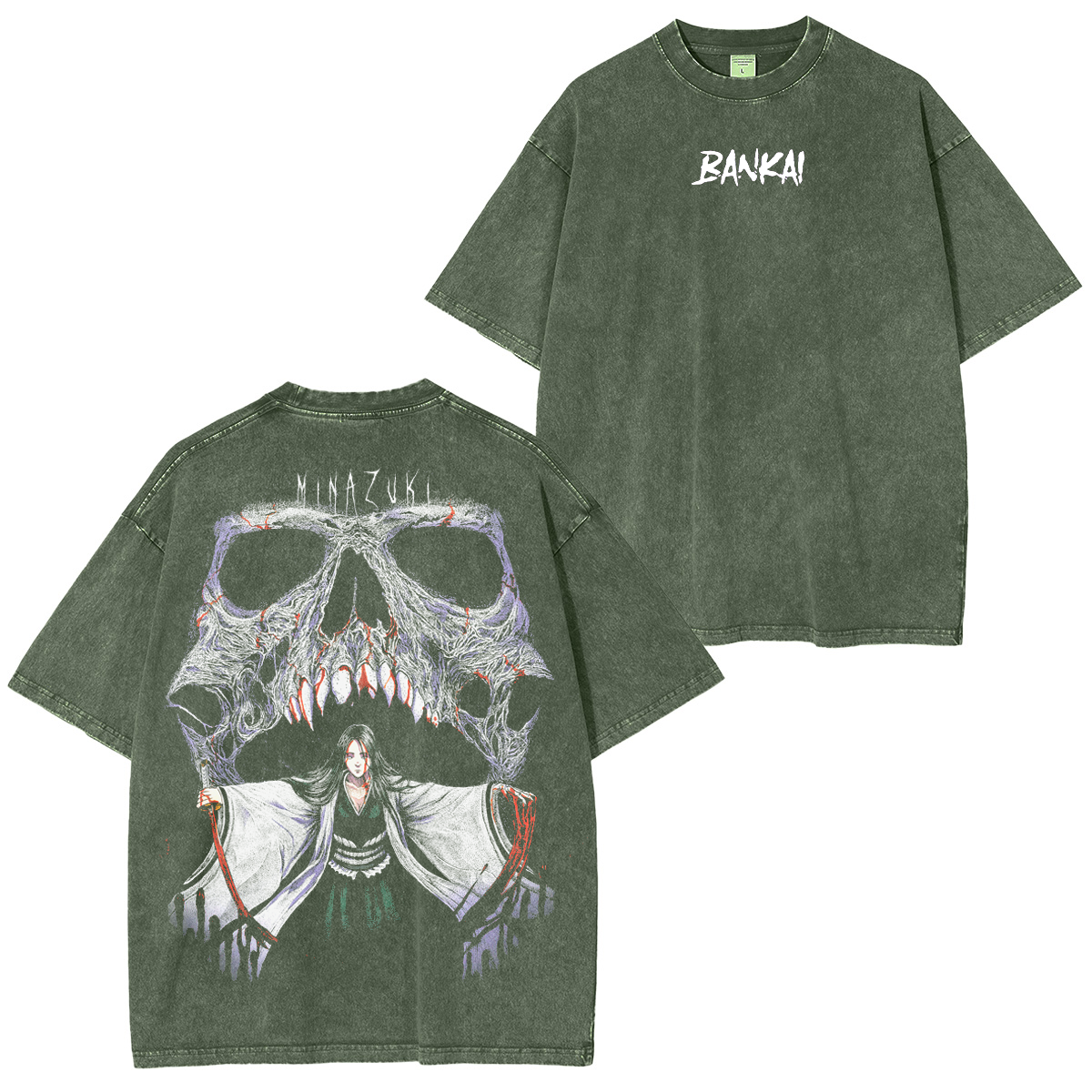 Retsu Unohana,Bleach Anime Unisex Washed T-Shirt