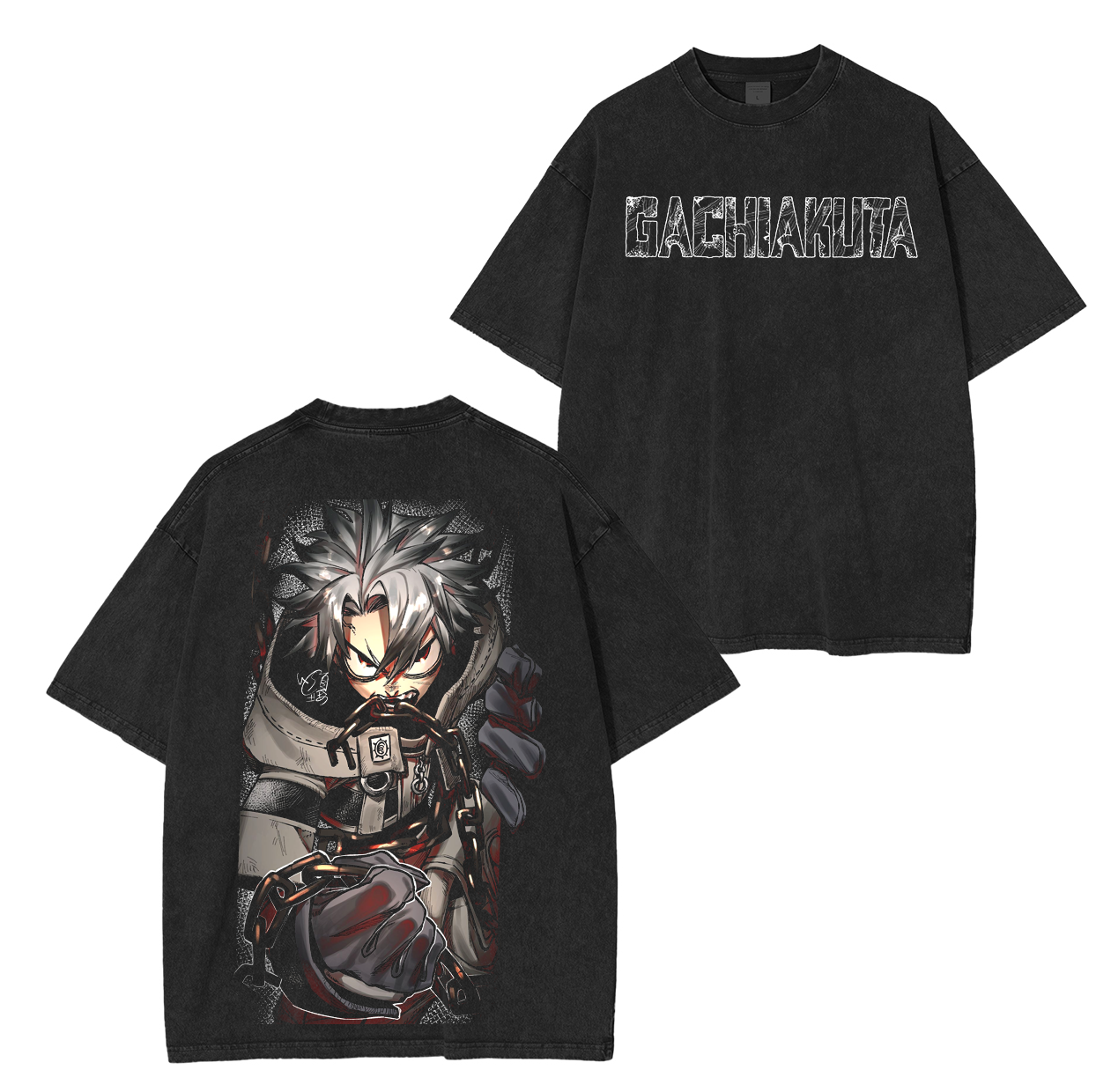 Retro Rudo Surebrec,Gachiakuta Anime Unisex Washed T-Shirt