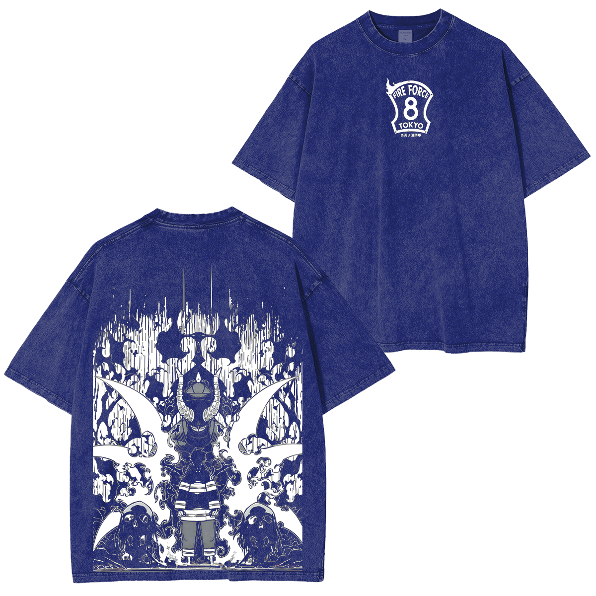 Shinra Kusakabe, Fire Force Manga Unisex Washed T-Shirt