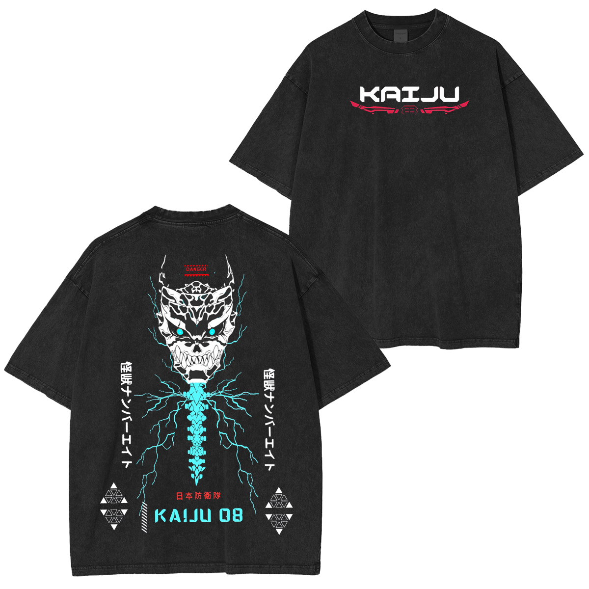 Kaiju No. 8 Anime Unisex Washed T-Shirt