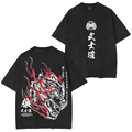 Beast mode: ON.Flaming Tiger drip-vintage Anime Unisex Washed T-Shirt