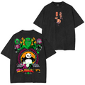 Kung Fu Panda Anime Unisex Washed T-Shirt