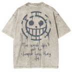 One Piece Anime Unisex Washed T-Shirt