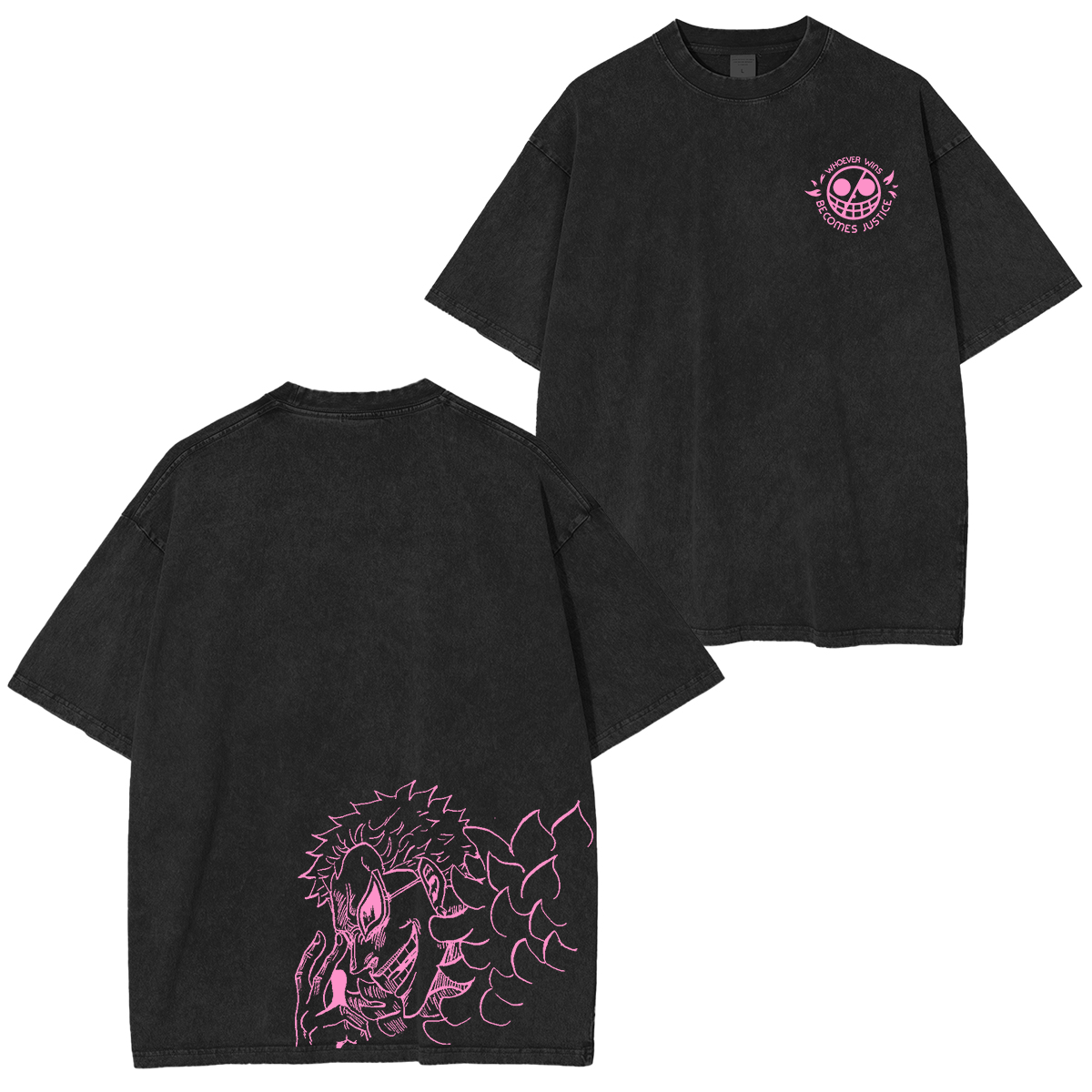 Doflaming,One Piece Anime Unisex Washed T-Shirt