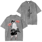 Shinobu Kocho, Demon slayer Anime Unisex Washed T-Shirt