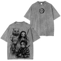 Demon slayer Anime Unisex Washed T-Shirt