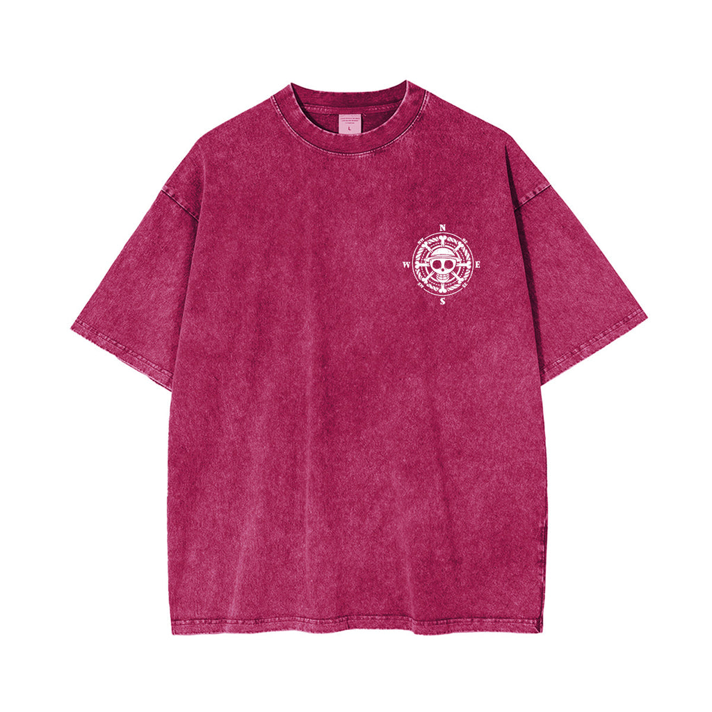Zoro One Piece Unisex Washed T-Shirt