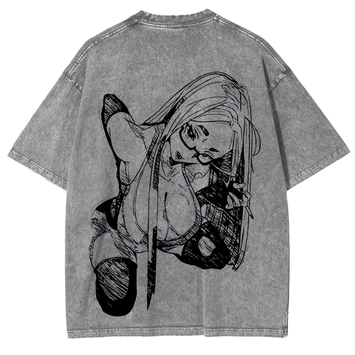 Seiko Ayase,Dandadan Anime Unisex Washed T-Shirt