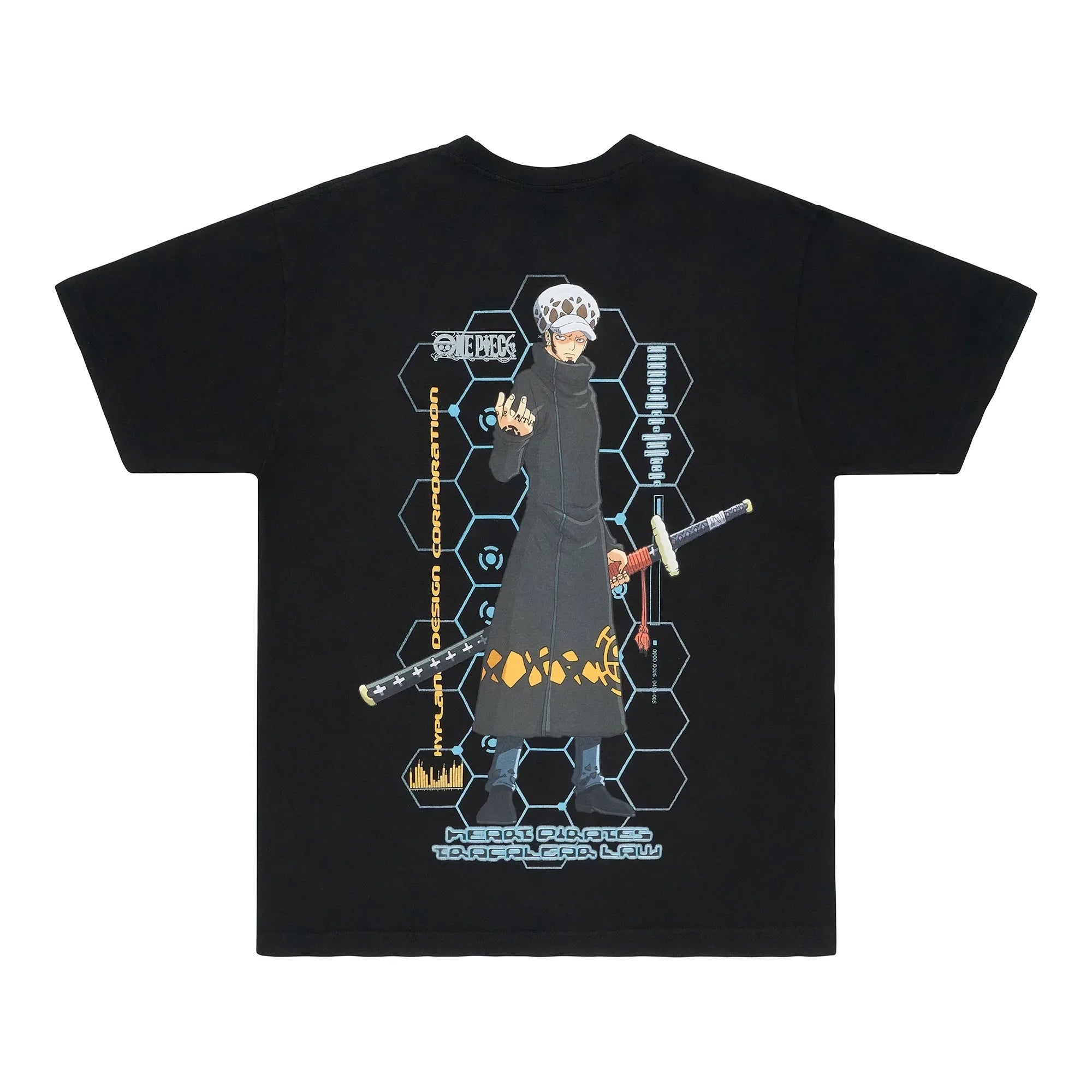 ONE PIECE LAW BOX LOGO SHIRT (BLACK)