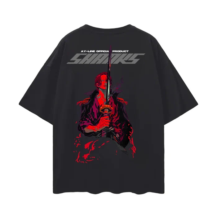 Red-Haired Pirate Y2K Streetwear Shirt