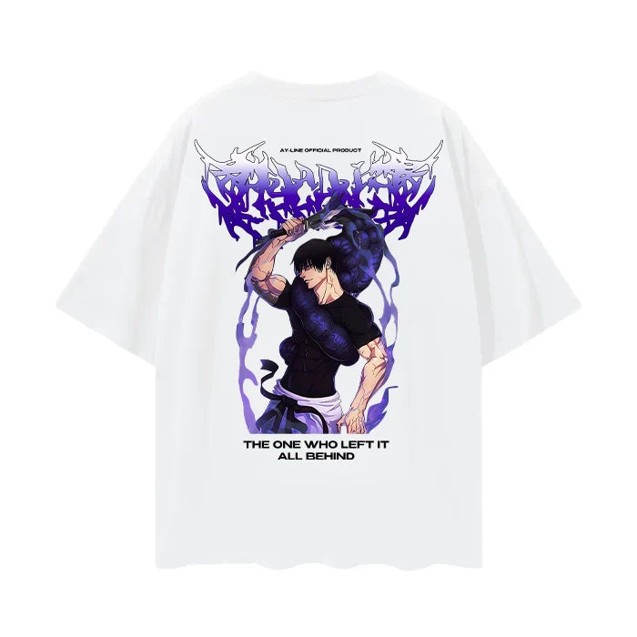 The One Who Left It All Behind Streetwear Shirt White