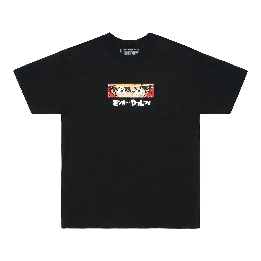 ONE PIECE LUFFY EYES SHIRT (BLACK)