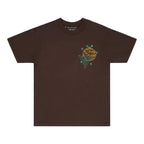 ONE PIECE NEON FLAME SHIRT (CHOCOLATE)