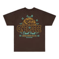 ONE PIECE NEON FLAME SHIRT (CHOCOLATE)