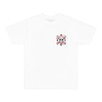 ONE PIECE AIR BRUSH JOLLY ROGER SHIRT (WHITE)