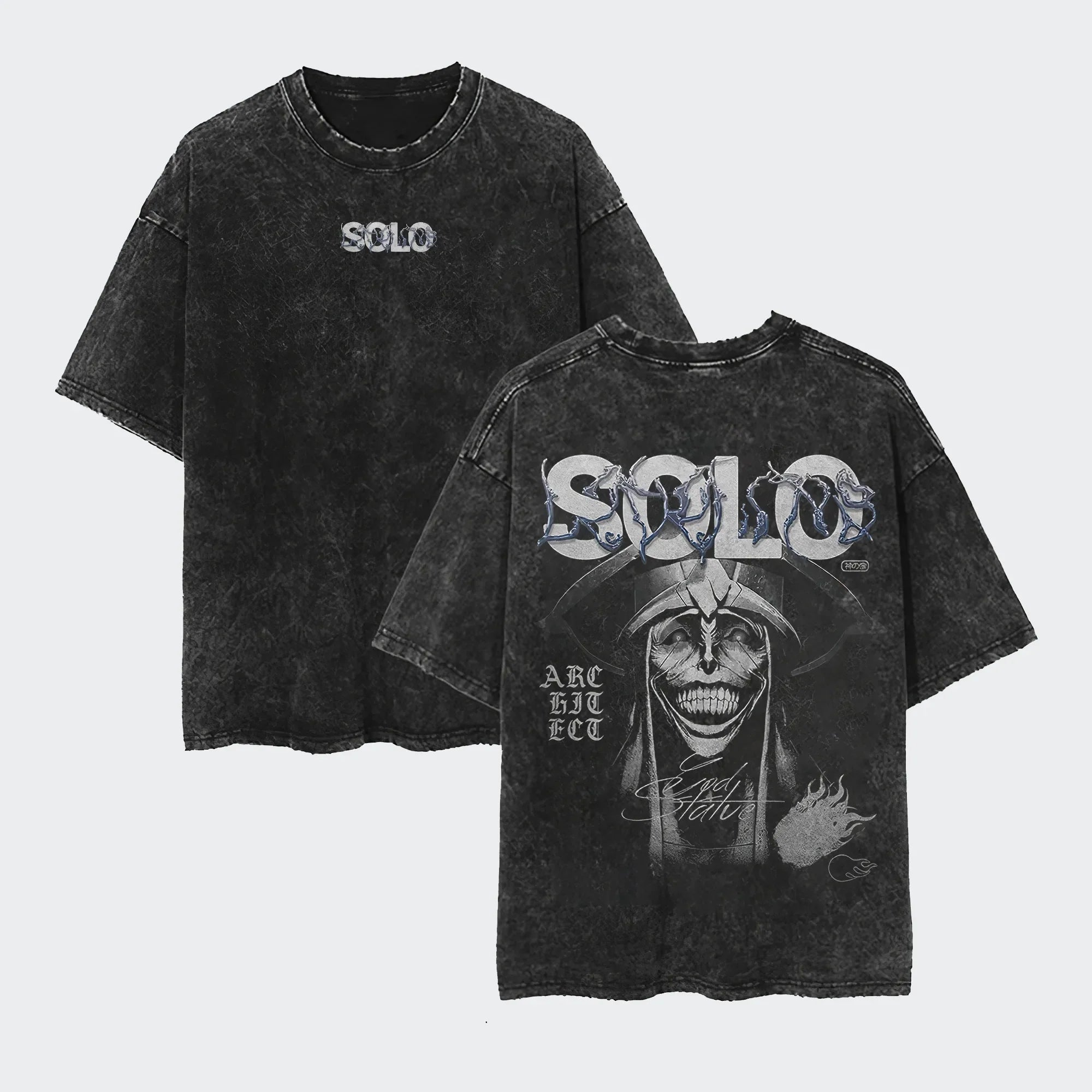 Solo Leveling Printed Unisex Washed T-Shirt