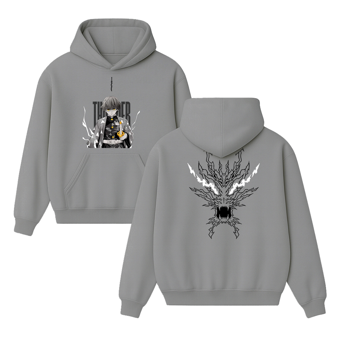 Zenitsu Demon Slayer Anime Unisex Hoodie