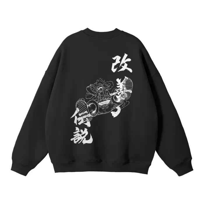 Path of the Pirate King Gear 5 Streetwear Sweatshirt Black