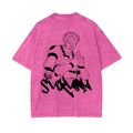 The Disgraced One Streetwear Shirt Pink Washed