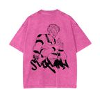 The Disgraced One Streetwear Shirt Pink Washed