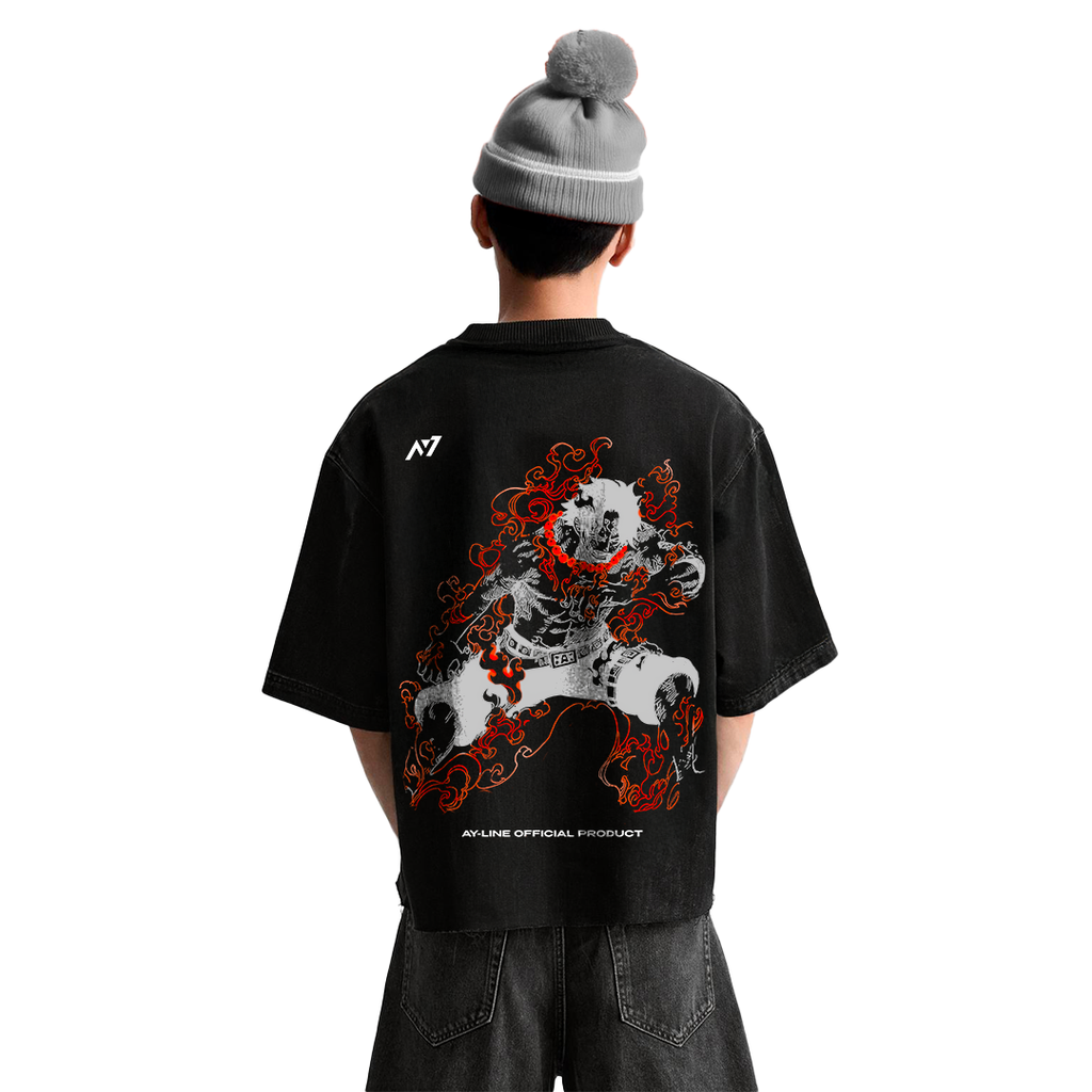 Flame Rogue 2.0 Streetwear Shirt Black
