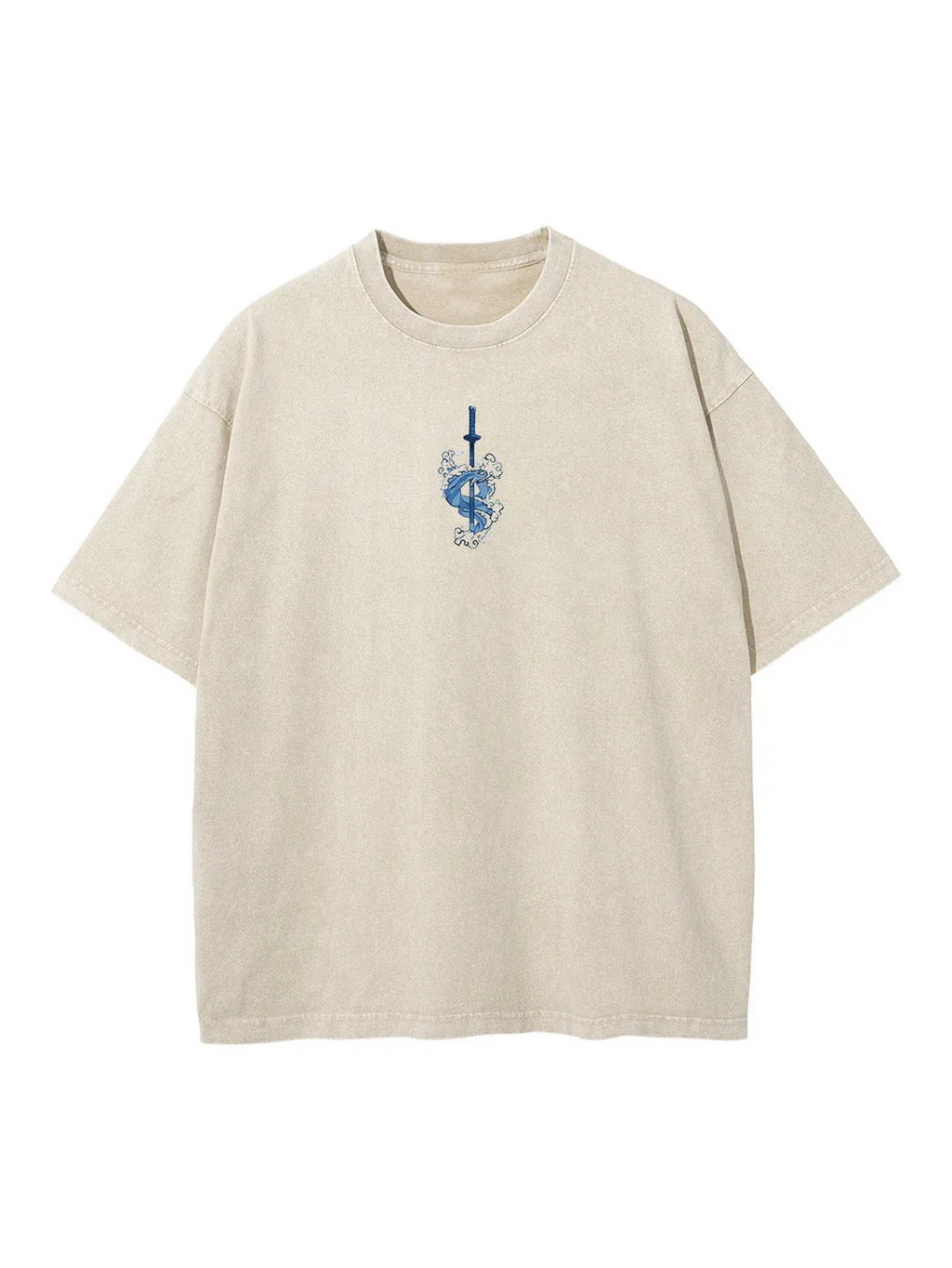 Demon Slayer Anime Unisex Washed T-Shirt