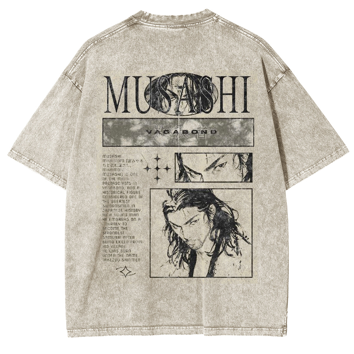 Epic Martial Arts Remera Vagabond Miyamoto Musashi T-shirt