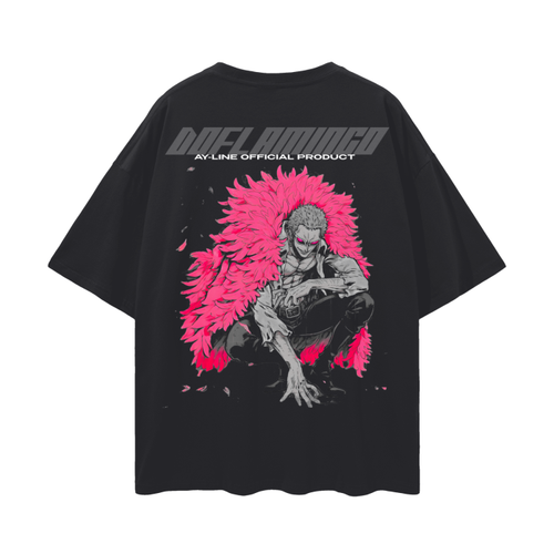 Threaded Tyrant Y2K Streetwear Shirt Black