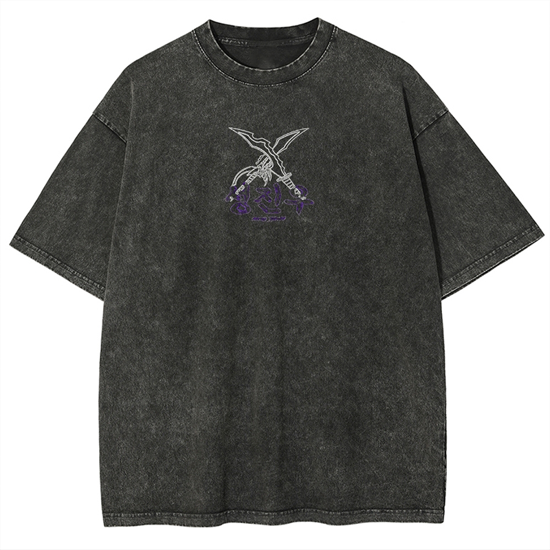 Solo Leveling Printed Unisex Washed T-Shirt