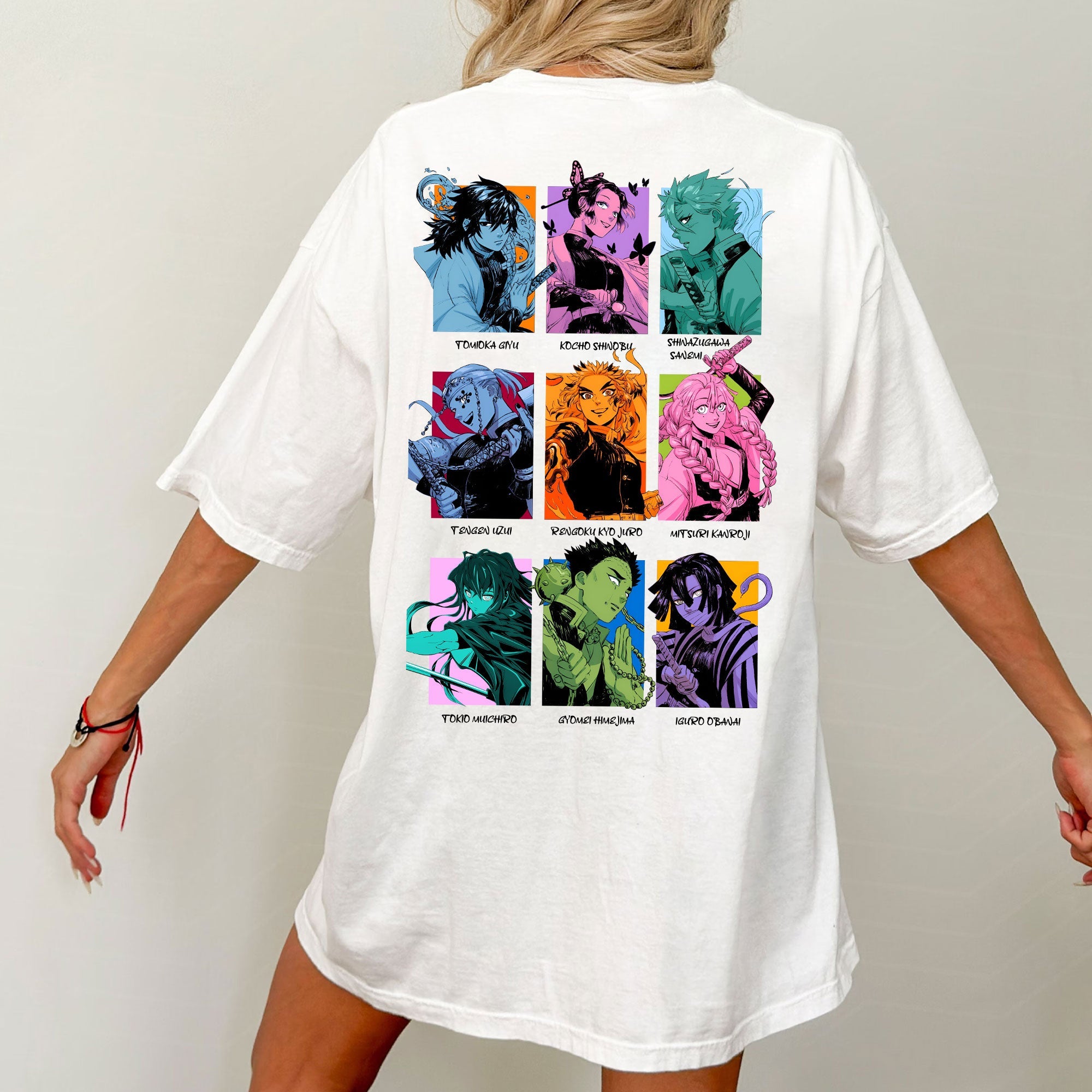Demon Slayer Hashira Characters Unisex T-shirt- Hoodie- Sweatshirt