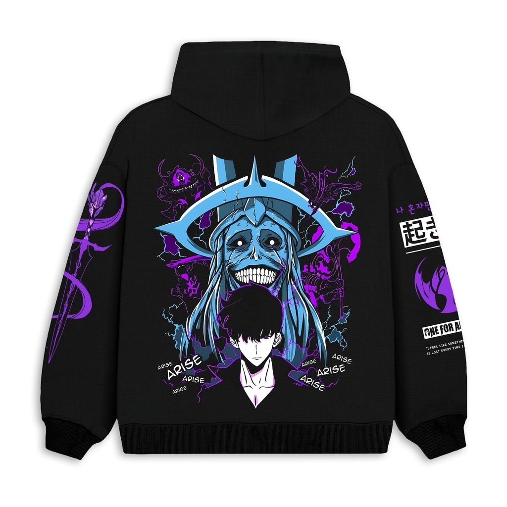 Solo Leveling Printed Oversized Unisex Hoodie