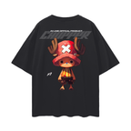 Reindeer Resolve Y2K Streetwear Shirt Black