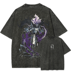 Solo Leveling Sung Jin Woo Printed Unisex Washed T-Shirt
