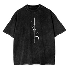 Vintage Kokushibo Print Mineral Wash Tee