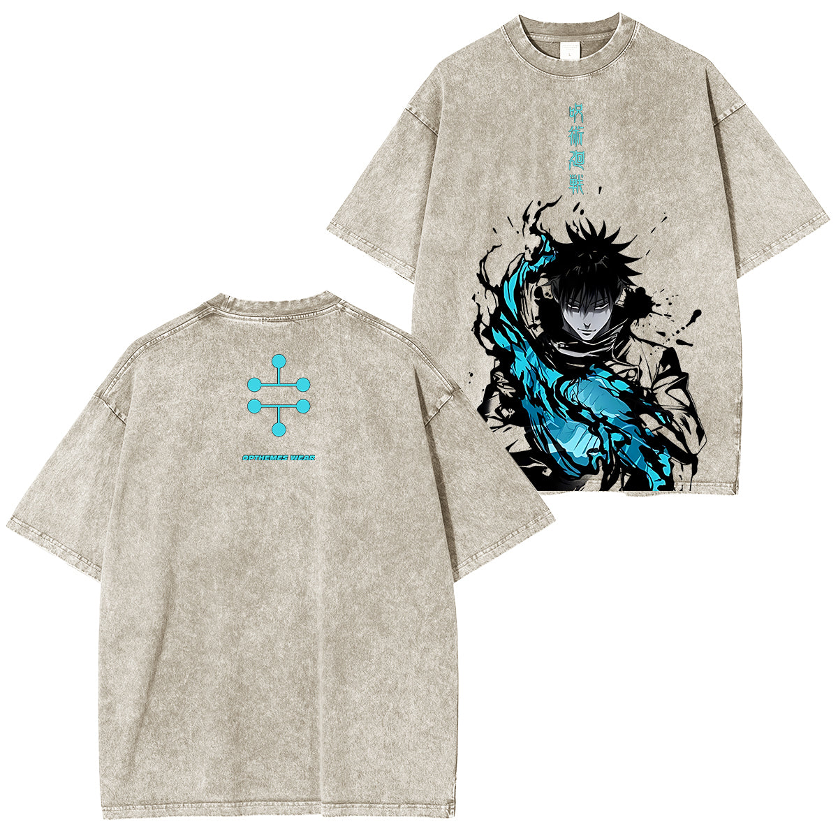 Megumi Jujutsu Kaisen Unisex Washed T-Shirt