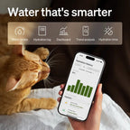 Smart Wireless Pet Water Fountain with App Alerts