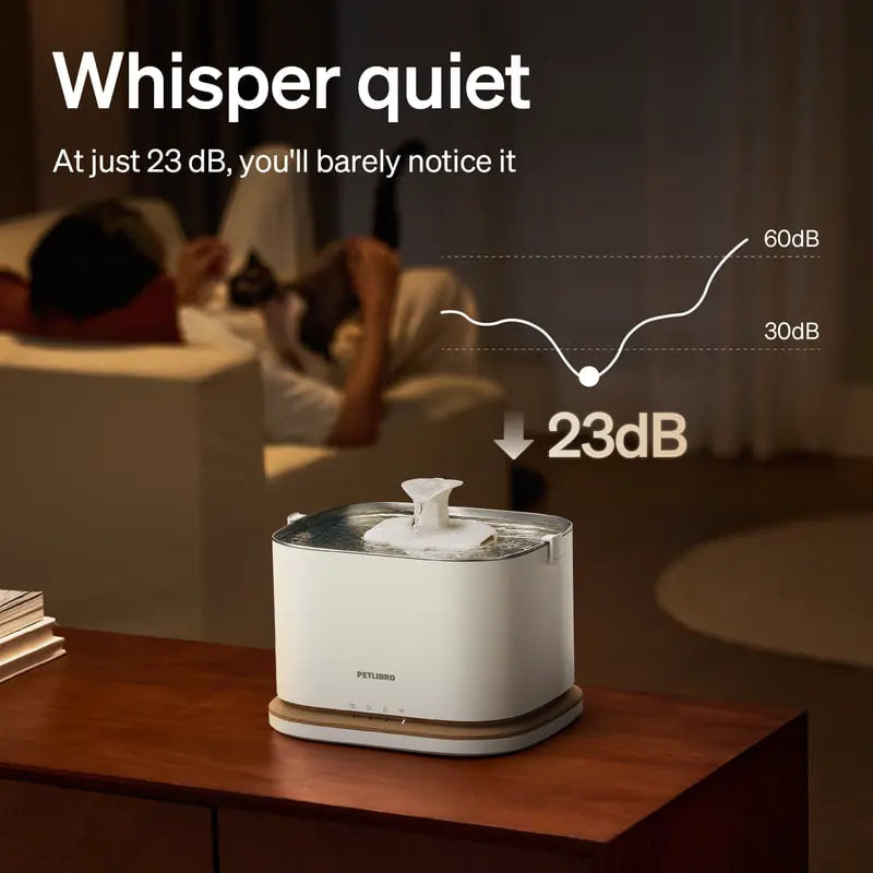 Smart Wireless Pet Water Fountain with App Alerts