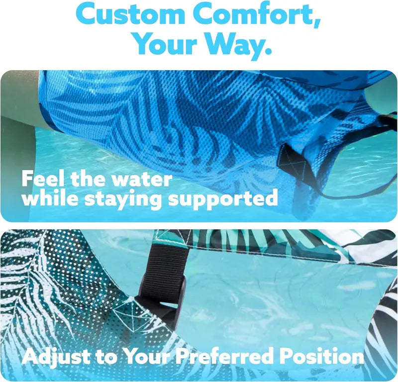 Inflatable Floating Pool Chair for Summer Relaxation