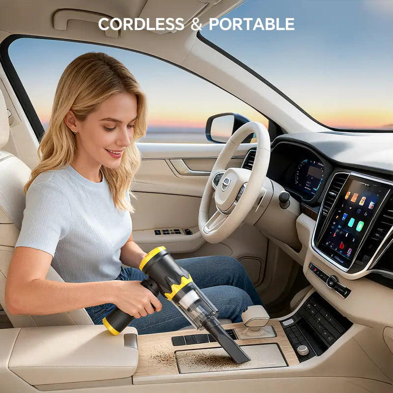 AutoPure™ Portable Cordless Car Vacuum Cleaner