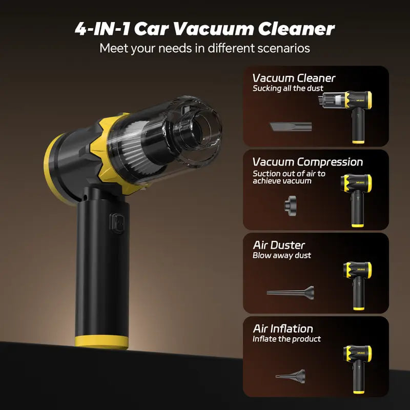 AutoPure™ Portable Cordless Car Vacuum Cleaner