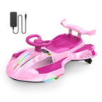 AeroDrift™ | Manual-Powered Neon Plasma Car | LED & Music – Premium Edition