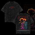 Sung Jin-Woo Solo Leveling Anime Double Printed Oversize Lightweight Acid Washed Tee-Limited Edition