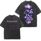 King Of The Dead Printed Unisex Washed T-Shirt